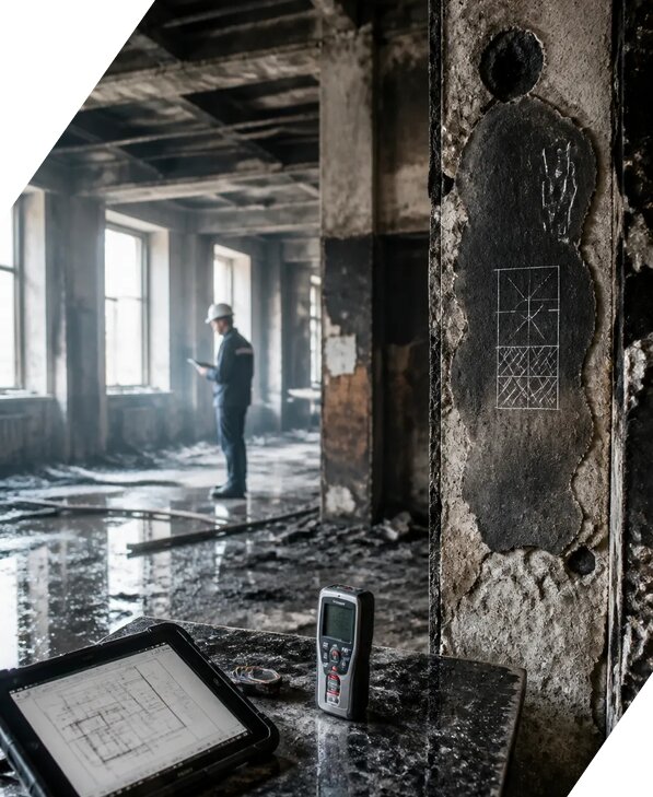 Обследование зданий после пожара в Невинномысске от 15344 р. | ЭкспертизаРоссия