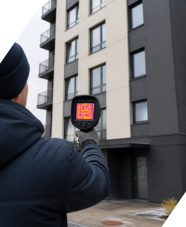 Тепловизионное обследование зданий в Невинномысске от 5115 р. | ЭкспертизаРоссия
